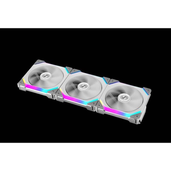 Lian Li UNI FAN SL120 3 Pack white - with Controller (ARGB 120mm LED 12UF3W